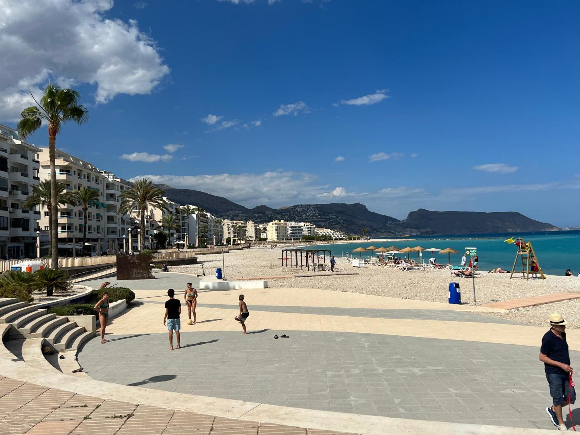 Апартаменты Atico-Duplex Con Vistas Al Mar Y Casco Antiguo En Альтеа Экстерьер фото